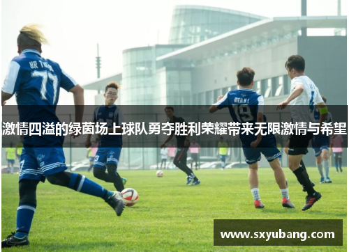 激情四溢的绿茵场上球队勇夺胜利荣耀带来无限激情与希望